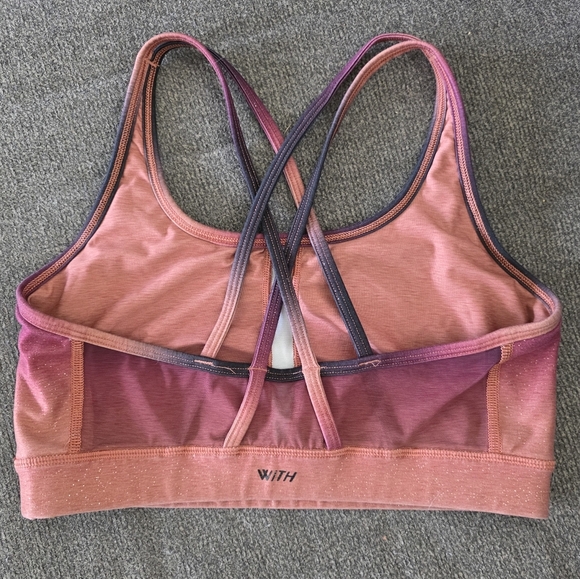 Peloton Sunrise Fade Sports Bra Size Medium - Picture 2 of 3